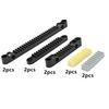 Technical Gear Axle Bricks Parts Worm Rack Conector MOC Train Car Crane Model 18942 18940 62821 Compatible Assembles Particles