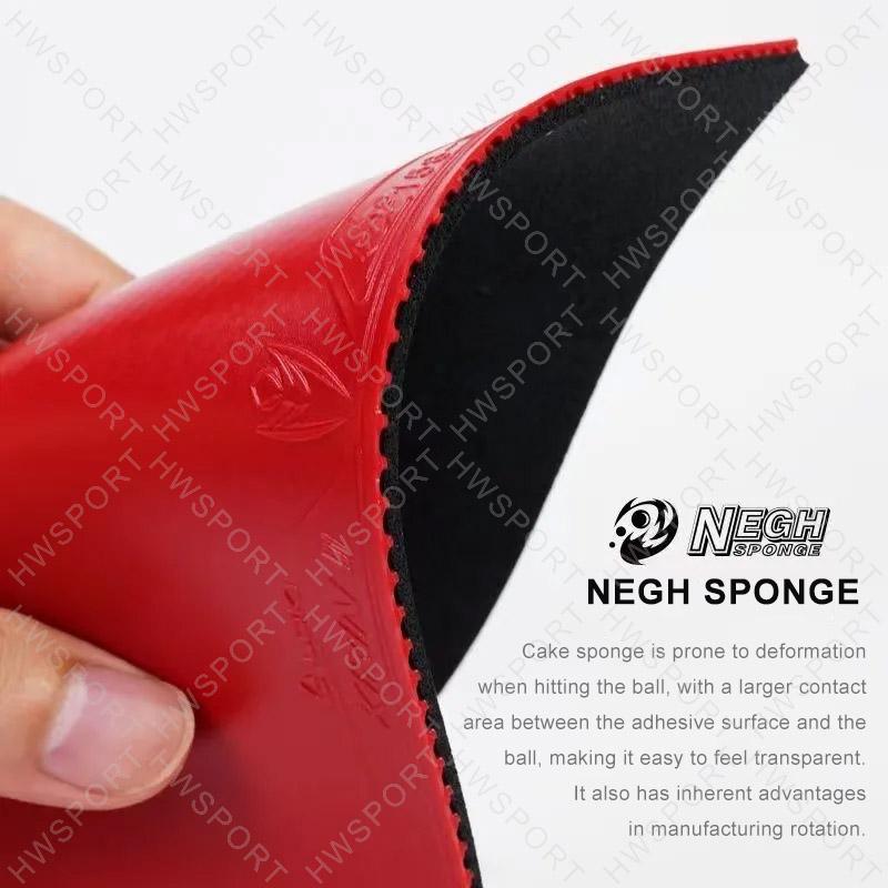 LOKI KIRIN K1 K3 резиновый антилипкий резиновый лист для пинг-понга с предварительно настроенной бисквитной насадкой 2,1 мм