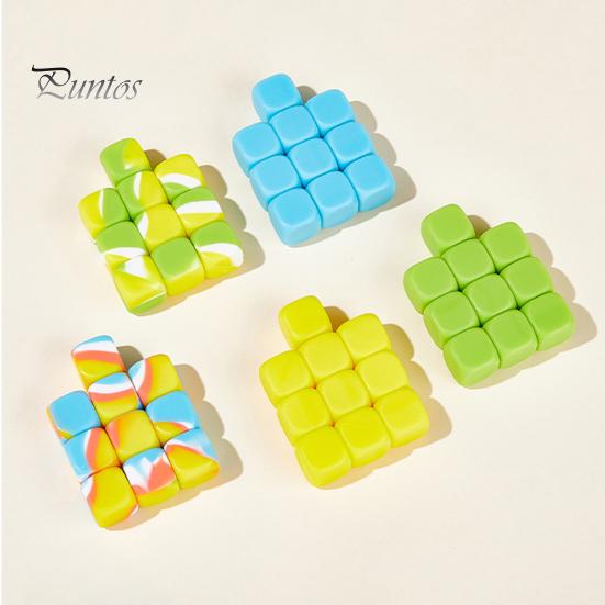 10 шт. ностальгическая игра по ловле камней с тканевой сумкой для развития координации движений рук и глаз, цветные традиционные игральные кости, игрушка для захвата кубиков