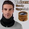 New Winter Thickened Premium Plush Scarf - Comfortable Solid Color Design, Unisex, Suitable for Outdoor Activities