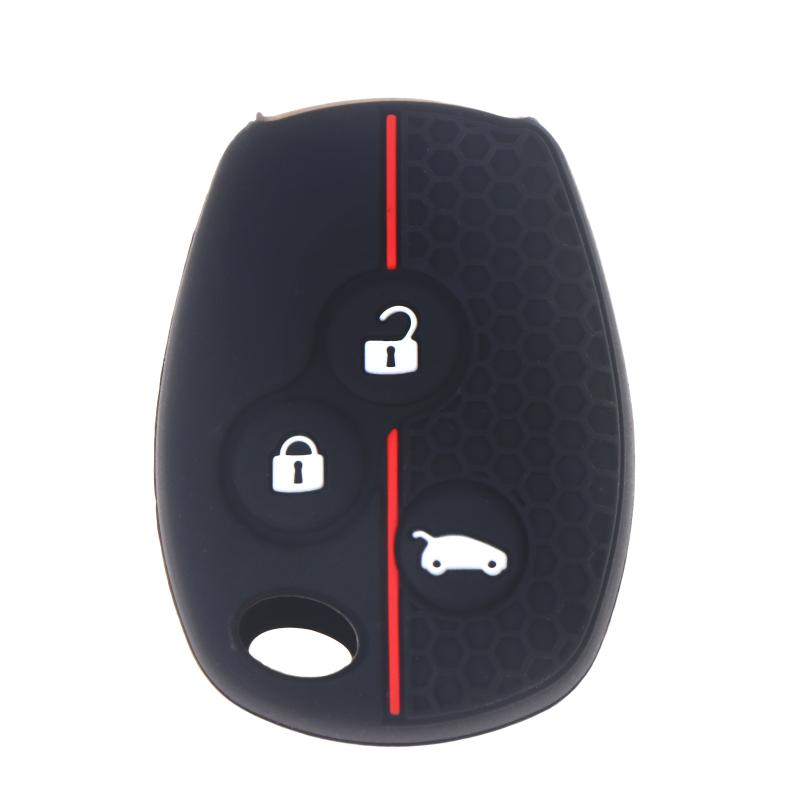 1Pcs Silicone Car Key Case Remote Car Key Cover Car Key Protector 2/3 Buttons Key Fob Cover Keys Accessories