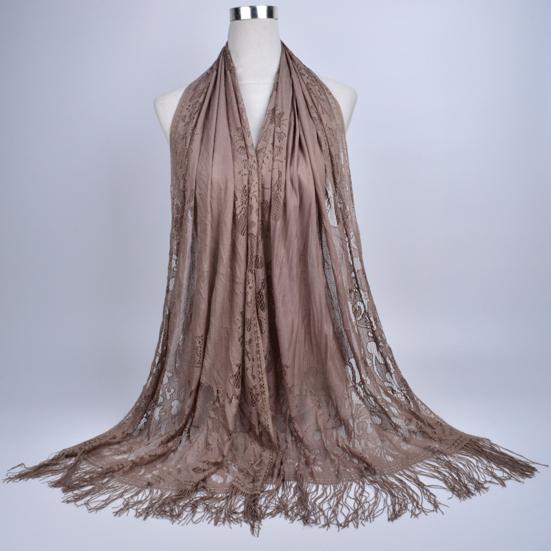 Women Chiffon Prayer Shawl Solid Color Versatile Turban Beach Towel Scarf Breathable Fabric Beach Towel Shawl