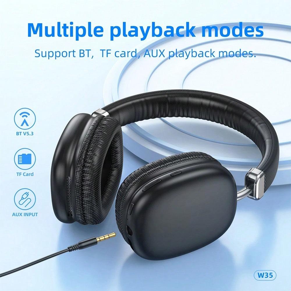 Bluetooth шумоподавляющие наушники накладные стерео наушники беспроводная гарнитура