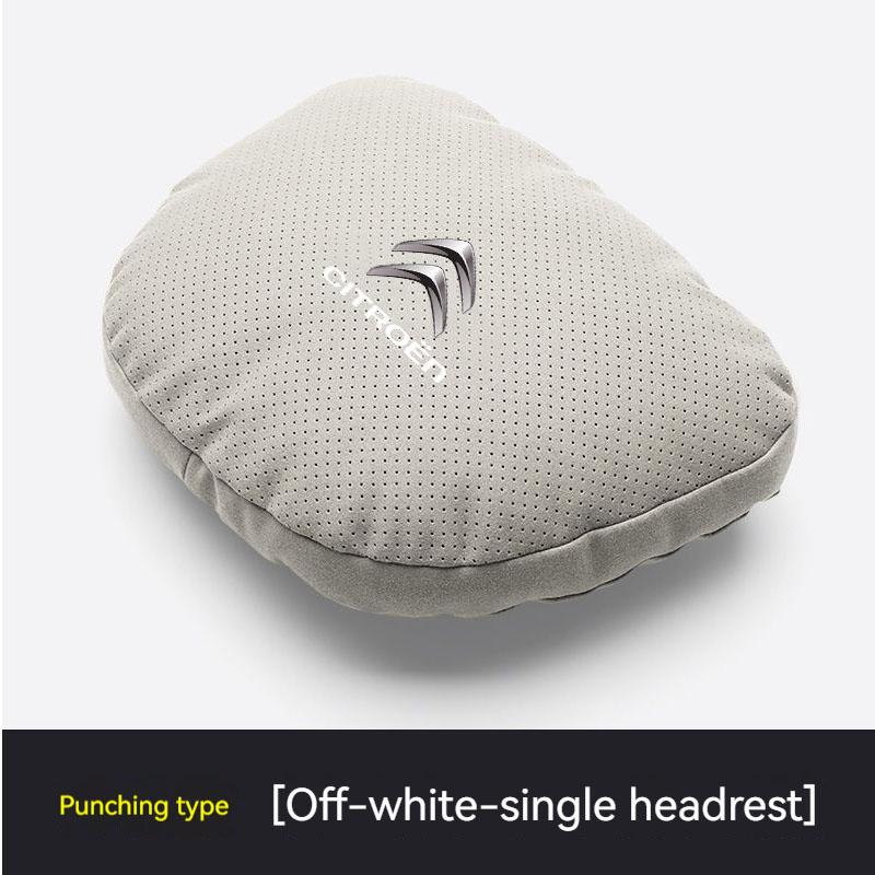 Car Headrest Cover Seat Head Rest Neck Pillow Protector For Citroen DS 3 C4 C3 C5 Aircross Berlingo Celysee Cactus Picasso Saxo anm123