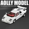 1/32 Металлическая имитация Rambo Countach LP500S Литая металлическая модель спортивного автомобиля Игрушечная машинка Подарок мальчику на день рождения
