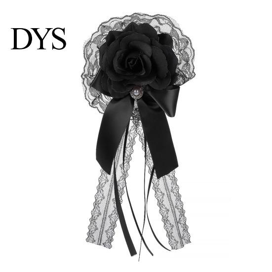 Theme Party Hair Decorations Rose Bow Clip, Lace Pearl Hairpin, Lolita Gothic Bowknot Alternative Style Clips Hairpin for Women Bride Cosplay Wedding