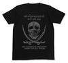 Черная футболка с изображением меча Black Lagoon Cutlass Skull, размер M