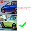 Для VW Golf MK8 8 автомобильный комплект, брызговики, брызговики, грязное крыло, передняя и задняя крышка, Стайлинг