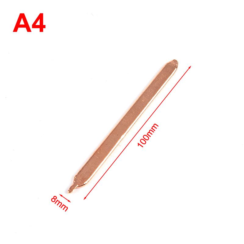 Copper Tube Diy Computer Laptop Cooling Notebook Heat Pipe Flat Tube 60Mm-150Mm