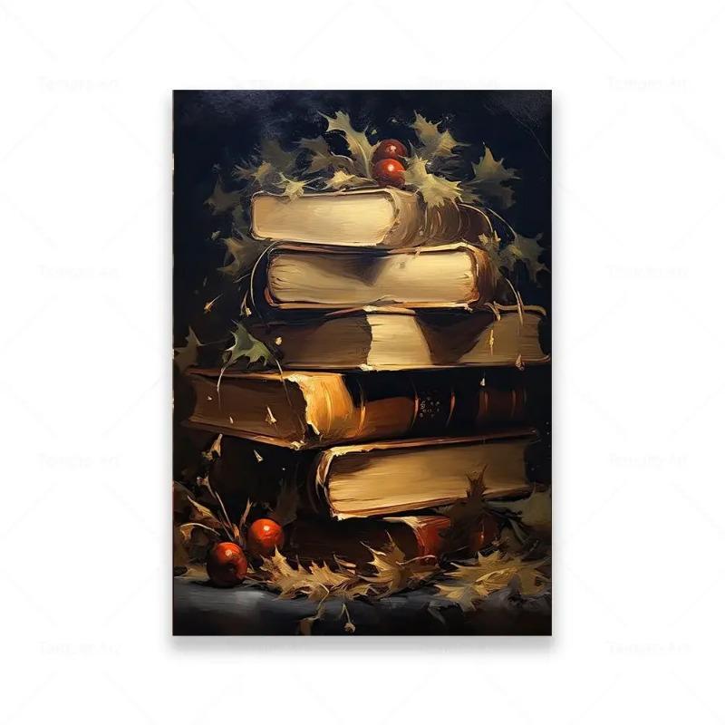 Классический винтажный Дед Мороз настенное искусство зимний праздник HD холст печать постер для гостиной спальни декор