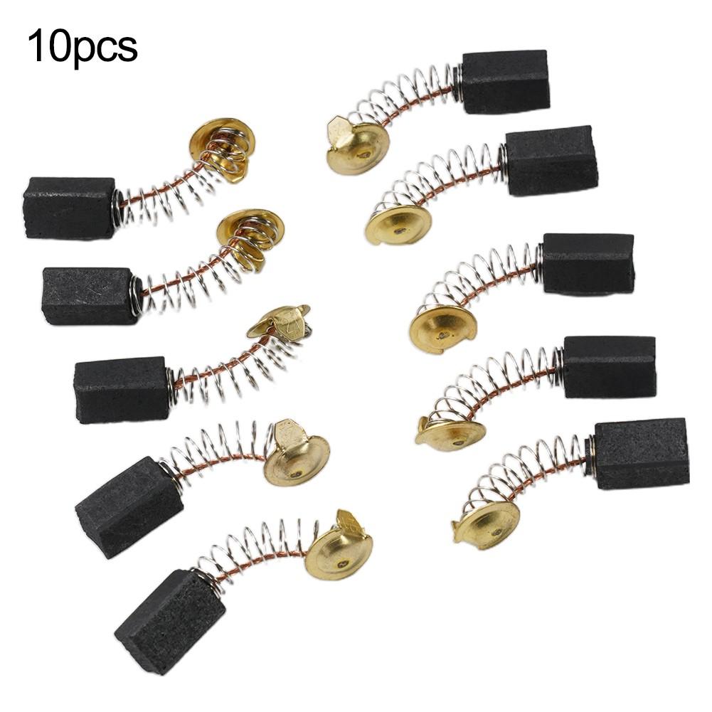 10pcs Carbon Brushes for Electric Motors 13 X 7.5 X 6.5mm Replacement Part