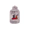 Cats In Istanbul Gray Plush Hot Water Bag