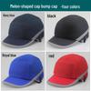 Breathable Melon-Style Lightweight Baseball Cap Helmet with Mesh, Anti-Smash & Anti-Collision Safety Features