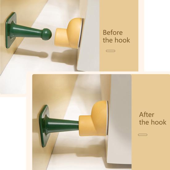 1 комплект, клейкий дверной бампер, креативная обувь с круглым носком, дверной стопор, защита от столкновений, настенная защита для дома