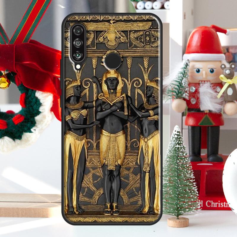 Мурал с фараоном Египта Для Huawei Nova Y73 Y60 Y70 Y90 Y72 Y61 Y91 7i 8i 11i 12i 12s 9 10 SE P20 P30 P40 Lite Чехол