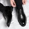 3/6/8 CM Men Dress Shoes Black Soft Leather Heighten Formal Shoes Man Casual Business Men Oxfords Suit Shoes for Men