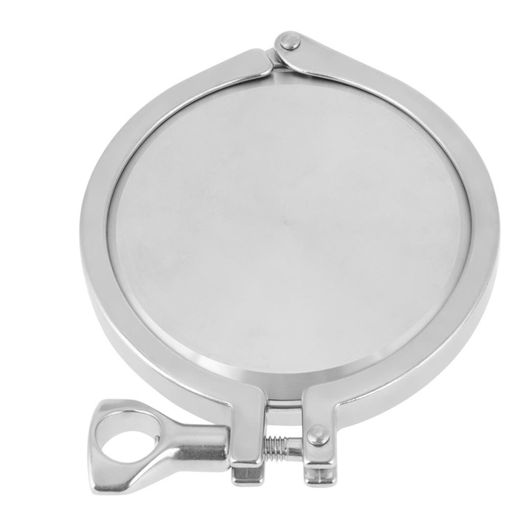 1 Set Stainless Steel Sanitary Pipe Fittings 102mm 4" End Cap Weld Ferrule Clamp Gasket