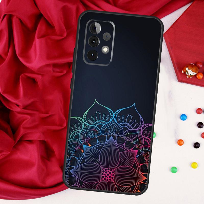 Чехол Mandala для Samsung Galaxy A56 A36 A26 A16 A05 A06 A22 A32 A52 A54 A34 A14 A55 A15 A53 A33 A35