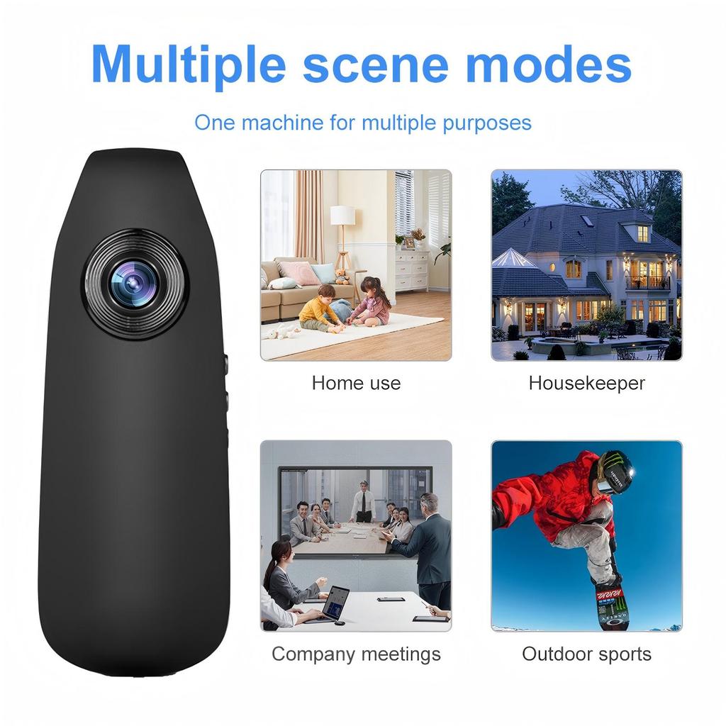 Новый HD 1080P Micro Cam карманный видеорегистратор портативный микро видеокамера обнаружения движения для спорта на открытом воздухе интервью класс встречи