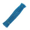 100Pcs Glitter Chenille Stems Flexible Bendable Plush Tinsel Stems Kids Educational DIY Craft Supplies Toys Crafting