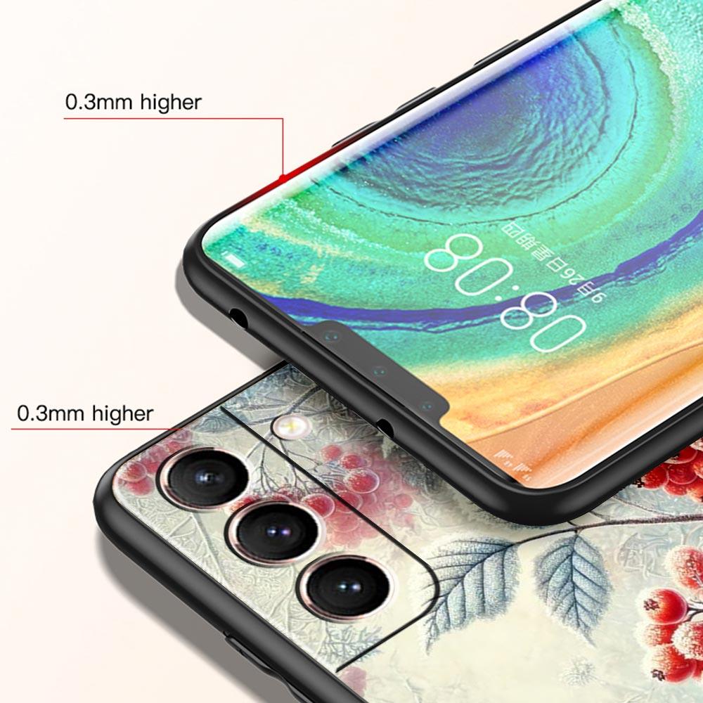 Чехол для телефона с дизайном «Цветы в стиле масляной живописи» для Samsung Galaxy S26 S25 S24 S23 S22 S20 S21 FE Ultra S25 Edge Plus 5G Мягкий ТПУ