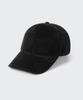 MUSINSA STANDARD 16W Corduroy Oversized Ball Cap [Black]