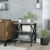 VidaXL Side Table Sonoma Grey 40x42x50 Cm Engineered Wood 825778