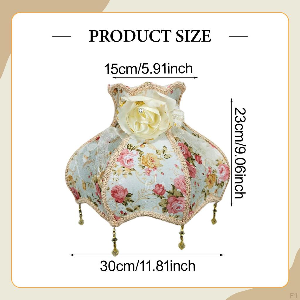 Бахрома Абажур Абажур Тканевое Искусство Винтаж Бисер Кружево для Гостиной Ресторана Дома