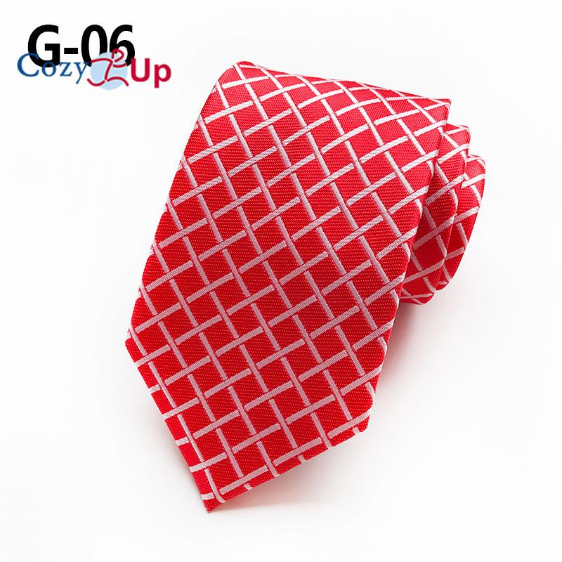 Новый классический мужской клетчатый шелковый галстук в клетку