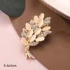 Anti-glare Alloy Pin Butterfly Rhinestone Brooch High-end Flower Brooch  Women