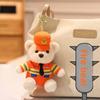 Plush Police Rabbit Keychain With Pp Cotton Filling For Kids And Collectors