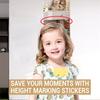 Таблица роста детей Зеркальная доска для сухого стирания Детская комната Детская спальня для младенцев и взрослых Мальчики Девочки Настенная доска для сращивания Линейка для измерения высоты