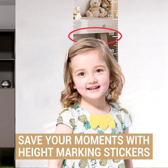 Таблица роста детей Зеркальная доска для сухого стирания Детская комната Детская спальня для младенцев и взрослых Мальчики Девочки Настенная доска для сращивания Линейка для измерения высоты