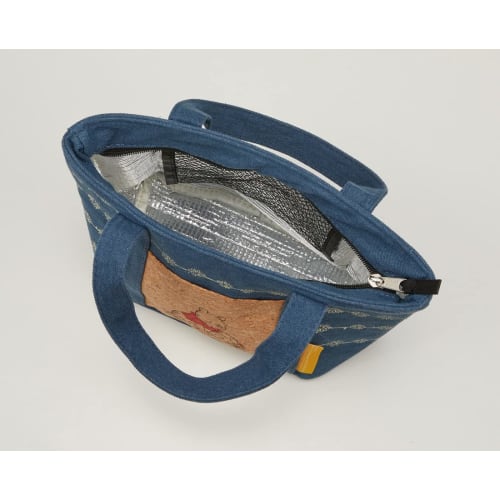 Skater Джинсовая сумка-холодильник с карманом из пробки, дизайн с цепочкой из ромашек с Винни-Пухом, KBCO3-A