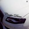 Автомобильная наклейка Элегантная Carpe Diem Наклейка на машину Водонепроницаемая ПВХ наклейка для стайлинга экстерьера автомобиля и мотивационной персонализации