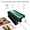 4000 Вт автомобильный фургон, инвертор, модифицированный преобразователь постоянного тока 12 В в переменный ток 110 В/220 В, 2 USB со светодиодным дисплеем