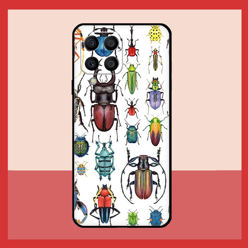 Кейс с жуками и насекомыми для Samsung Galaxy M52 M32 M53 M16 M11 M21 M31 M35 M12 M13 M14 M15 M36 M56 M55 M34 M54
