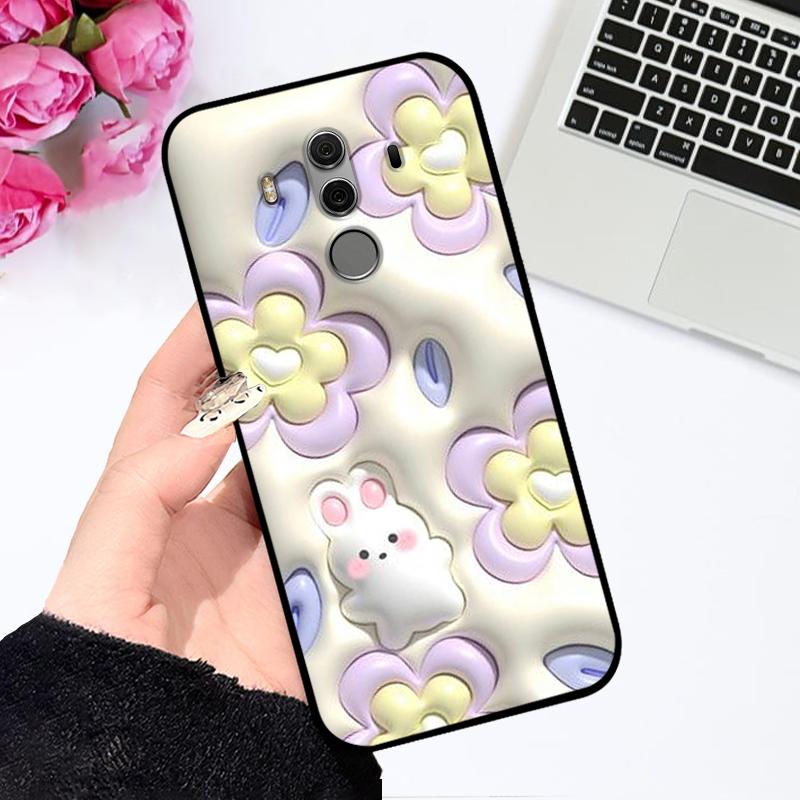 Чехол для Mate 10 Pro Mate10 ТПУ Мягкий Силиконовый Чехол для Телефона Для Huawei Mate 10 Lite Модный Ударопрочный Funda Nova 2i Бампер Милый