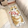 Machine Washable Pet Carpet Anti-slip Rug Decorative Imitation Cashmere Carpet  Living Room
