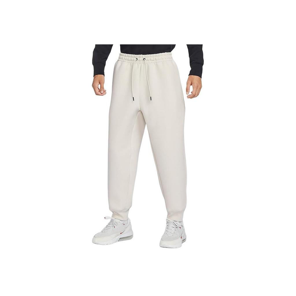 New Nike Knitted Sports Pants Men's Ecru FZ7594-104