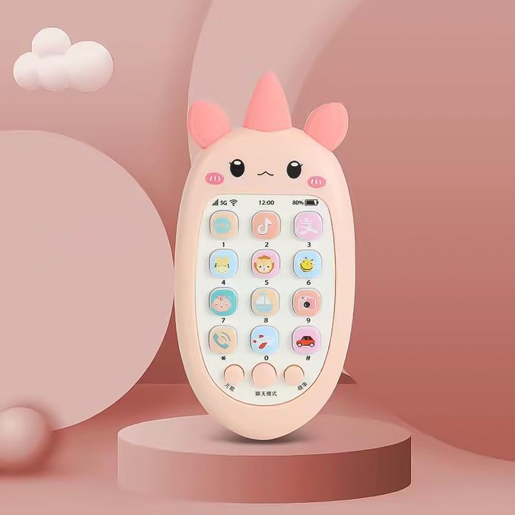 Детские игрушки для телефона, двуязычный телефон-прорезыватель, музыкальная голосовая игрушка, обучающая машина для раннего развития, электронный подарок для детей, детская игрушка