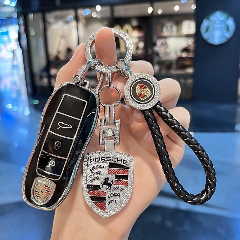 Новый чехол-обложка для ключа автомобиля Для Porsche Для Panamera Macan Cayenne Cayman Boxster 911 9ya 971 Умная защитная оболочка Обложка для дистанционного ключа