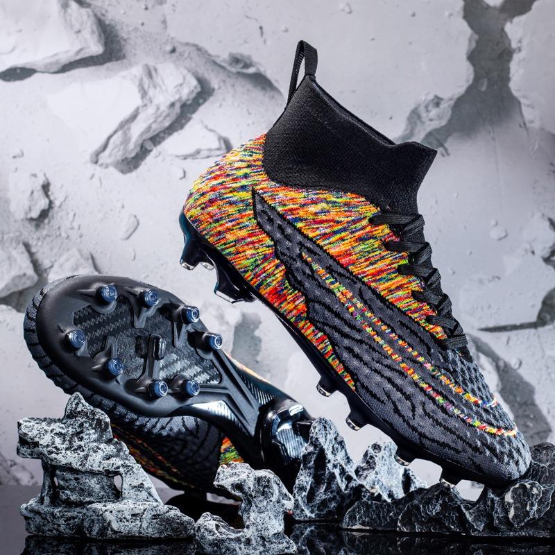 Новые молодежные футбольные бутсы мужские длинные шипы взрослые шипованные женские для тренировок на траве спортивная обувь