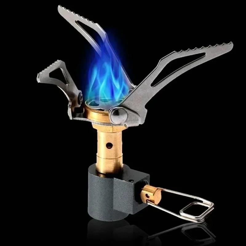 Camping Stove Mini Stove Integrated Folding Stoves Camping Outdoor Survival Equipment Portable Pocket Stoves Camping Equipment