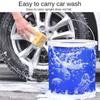 Красочное складное ведро для воды Складное ведро для полива Автотовары