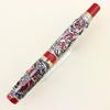 Gullor Most Noble перьевая ручка Jinhao Old Silver Dragon and Phoenix Red 18KGP широкое перо