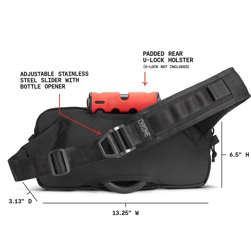 Сумка для тела MINI KADET XRF 5L водонепроницаемая светоотражающая спецификация свободный размер [хром] BXRF_BLACK (Текущая модель)