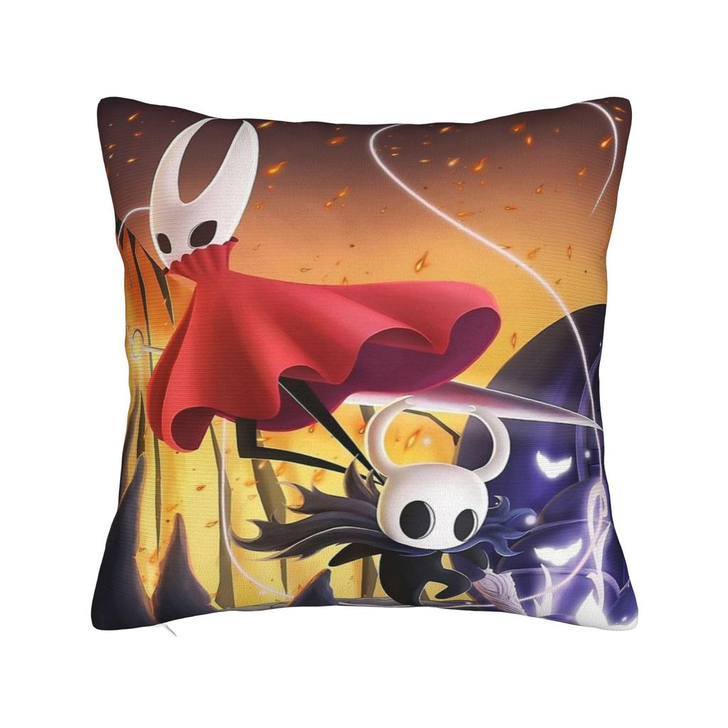 Чехлы на квадратные подушки Hollow Knight Полиэстер Автомобильный Чехол для подушки Экшен-приключение Креативный Декор Чехол для подушки 4545