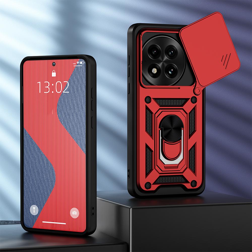 KEYSION Противоударный защитный чехол для OnePlus 13 5G, защитное кольцо для камеры, подставка, задняя крышка для OnePlus 13 5G