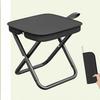 Portable Folding Stool - Compact Travel Seat for Train, Outdoor, and Fishing
